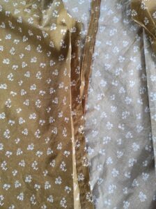 Knopflöcher genäht