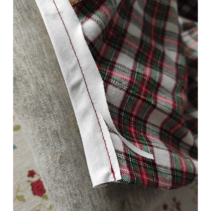 überschüssige Nahtzugabe abschneiden