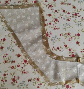 Kragen mit Vlieseline