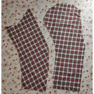 Viktorianische Bluse nähen 1896 - Ärmel zuschneiden