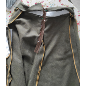 5-Bahnen-Rock Edwardianisch Nähanleitung - Reißverschluss einsetzen