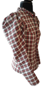 fertige Vintage Bluse von der Seite