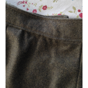 5-Bahnen-Rock Edwardianisch Nähanleitung - Rockbund absteppen