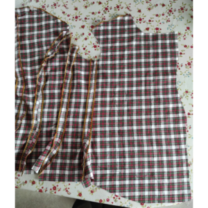 Viktorianische Bluse nähen 1896 - Vorderteil an restliche genäht