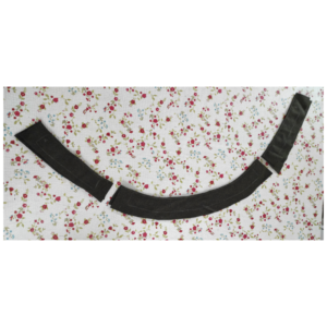 5-Bahnen-Rock Edwardianisch Nähanleitung - Rockbund Schnittteile zusammen genäht