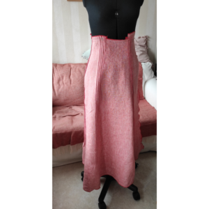 7-Bahnen-Rock 1902 nähen - alle Rockbahnen zusammen genäht