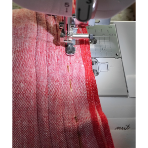 7-Bahnen-Rock 1902 nähen - alle Rockbahnen zusammennähen