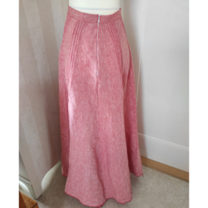 7-Bahnen-Rock 1902 nähen - fertiger Rockbund, hinten