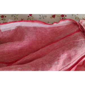 7-Bahnen-Rock 1902 nähen - hintere Naht soweit zunähen bis Reißverschluss endet, Rest heften und Nahtzugabe mit Kantenfix verstärken