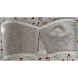 Bustier nähen ohne Schnittmuster - fertig umsäumtes Bustier