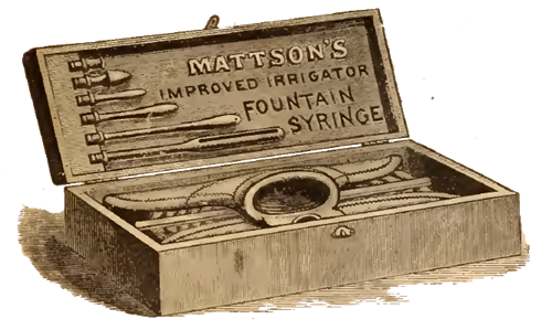 Apothekerkiste von 1800 mit Instrumenten