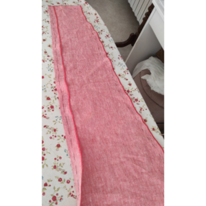 Biesen nähen ohne Anzeichnen - Stoff so breit umbügeln wie Biese breit sein soll b