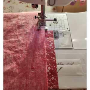 Biesen nähen ohne Anzeichnen - erste Biese nähen