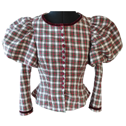 Blog Beitragsbild Viktorianische Bluse nähen 1896