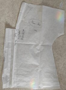 Knopfleiste Schnittmuster