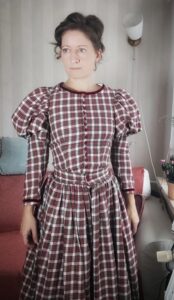 Portraitfoto Viktorianische Bluse mit Rock 1896