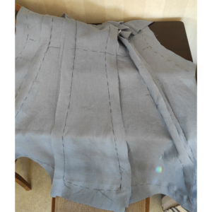 Nähanleitung Vintage Kleid 1940er Jahre mit hoher Taille - einzelnen Rockbahnen zusammen heften