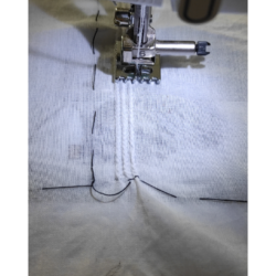 Historisches Unterhemd mit schmalen Biesen - Biesen nähen mit Biesen Nähfuß