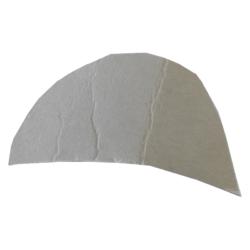 Pappe für Fußspitze zuschneiden