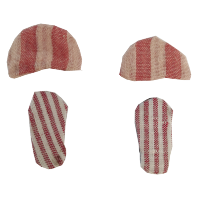 Kappe mit Stoff bekleben