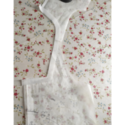 Historisches Unterhemd mit schmalen Biesen - Belegschablone anfertigen am Schnittmuster