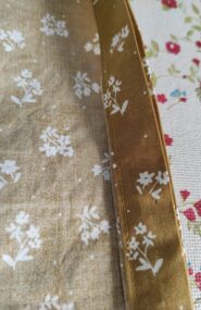 9) Knopfleiste zusammen genäht - Bluse mit Kimonoärmel