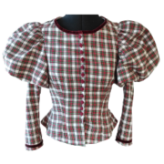 Blog Beitragsbild Viktorianische Bluse nähen 1896