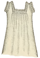 Zeichnung Unterhemd von 1884